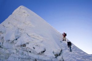 climbing in Nepal for Mera