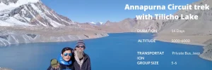 Annapurna Circuit Trek with Tilicho Lake